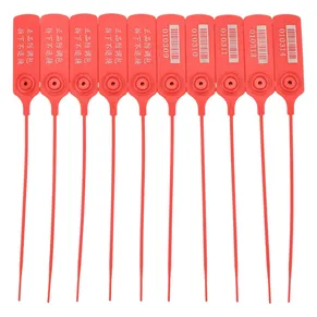 SL-45F 20cm Long Plastic Pull Tight Seal Tags Tamper Proof Shipping Seals