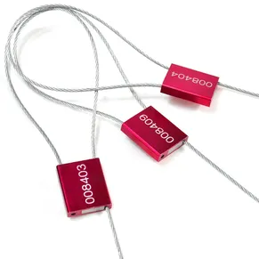 SL-02H Alta Seguridad apriete tipo ajustable aleación de aluminio contenedor metal del sello sellos de cable